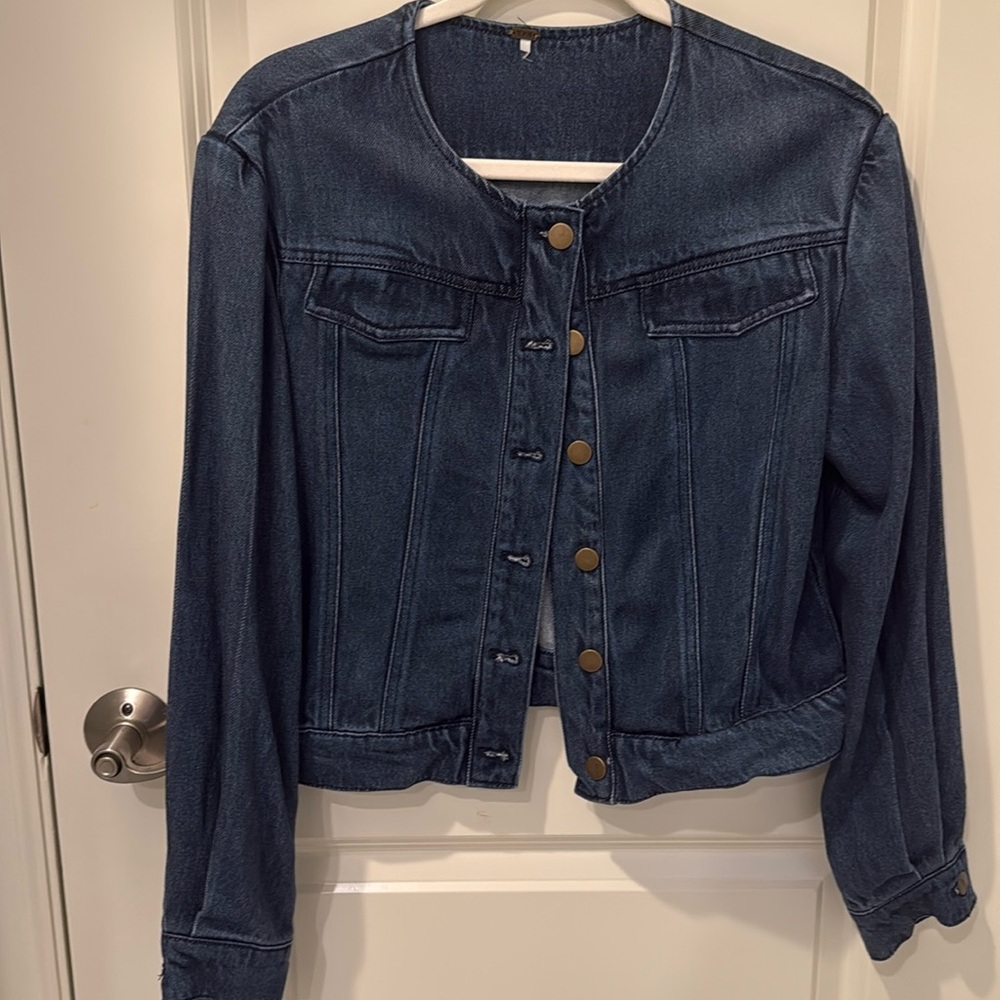 YFB Soft Denim Cropped Jacket